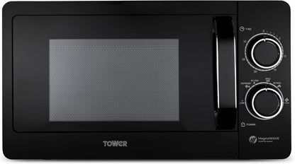 🍽️ Microwave + Mini Fridge Kit - Tower x AstroAI Kitchen Combo