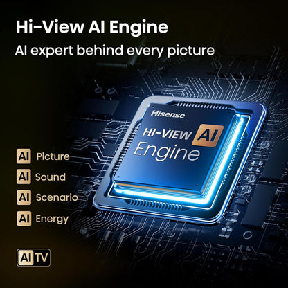 📺 Hisense 43” 4K Ultra HD Smart TV – Precision, Power & Perfection